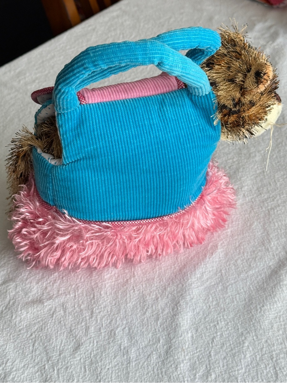 Webkinz MATCHING Leopard Plush and Pet Handbag - Pink & Teal - Picture 2 of 14